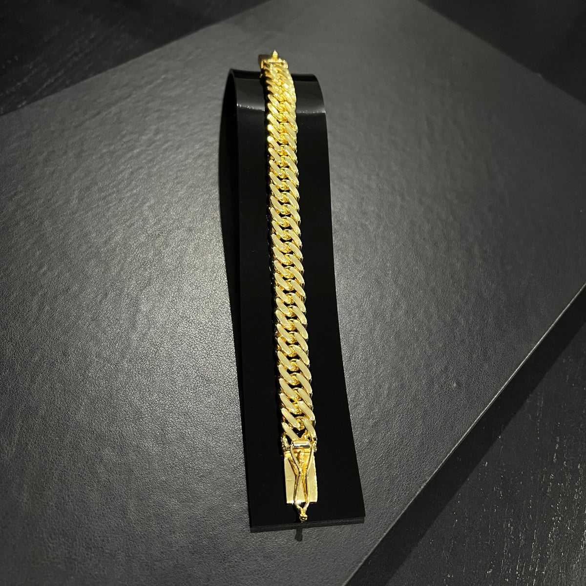 Pulseira Grumet Dupla 13mm Banhado a Ouro 18k