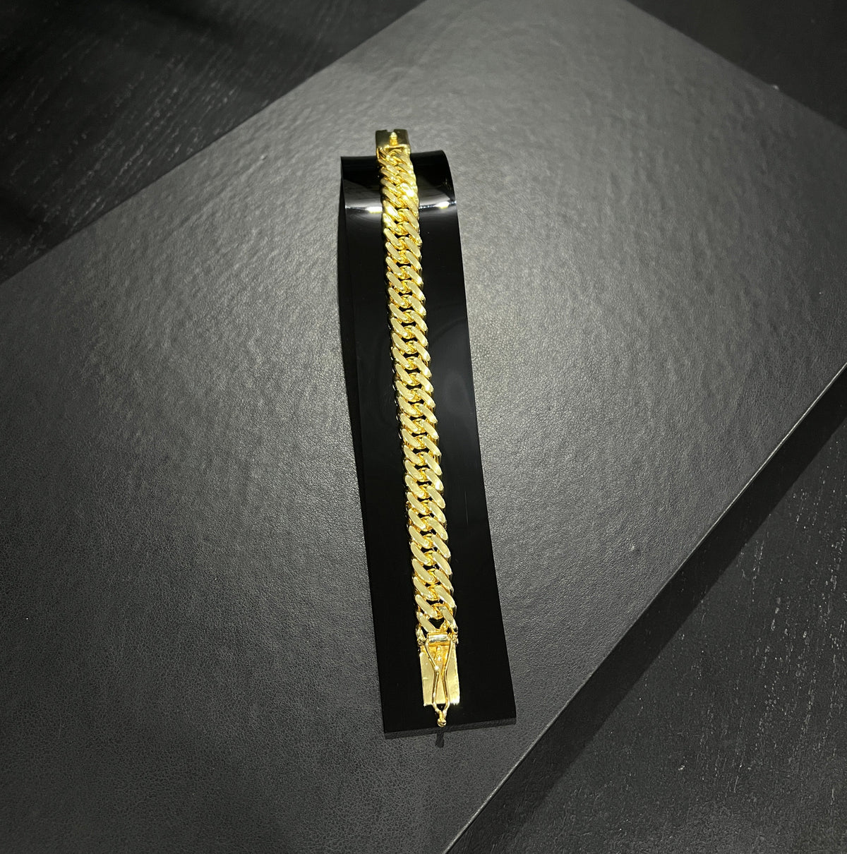 Pulseira Grumet Dupla 13mm Banhado a Ouro 18k